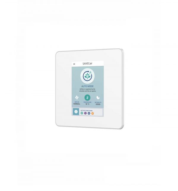 Save touch styrepanel hvit.
